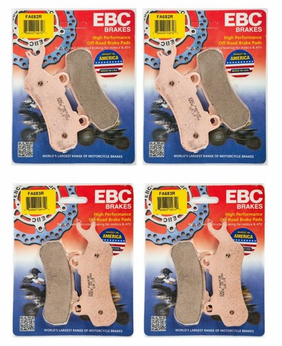 EBC R Series Front/Rear 4 Sets Brake Pads Can Am Maverick X3 2017-2023