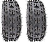 Pair 2 ITP Holeshot MXR6 20x6-10 ATV Tire Set 20x6x10 20-6-10