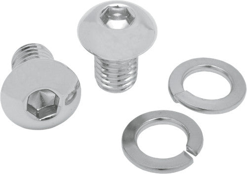 Mustang Chrome Seat Side Bolts 1/2in-13 Harley Softail FLST FLSTF FXST 78033