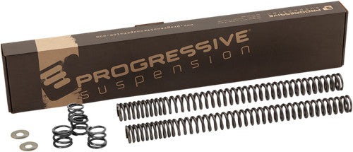 Progressive 49mm Front Fork Spring Kit for 14-19 Harley FLHX FLTRX FLHXS FLHTCU