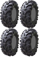 Four 4 Kenda Bearclaw ATV Tires Set 2 Front 23x7-10 & 2 Rear 23x10-10 K299