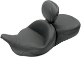 Mustang Super Touring Vintage Seat w/ Rest 79556 for 08-24 Harley Davidson FL