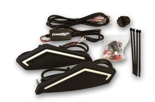 Powermadd Star Series Handguard Guards LED Light Kit ATV MX Snow Snow Mobile
