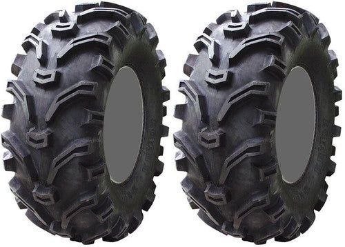 Pair 2 Kenda Bearclaw 25x8-12 ATV Tire Set 25x8x12 K299 25-8-12