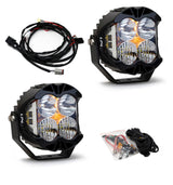 Baja Designs Bumper LED Light Kit LP4 Series Driving/Combo Pattern Clear Lens Upfitter Wiring 447672UP