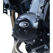 R&G Racing Black Slash Cut Engine Case Cover LHS For 2017-2024 Kawasaki Ninja 650 EX650