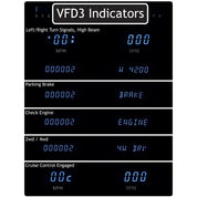 Dakota Digital 1951-1952 Chevrolet Car Series III Gauge Kit VFD3-51C