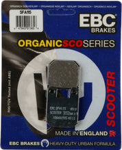 EBC 1 Pair Premium SFA Organic OE Replacement Brake Pads MPN SFA115