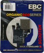 EBC 1 Pair Premium SFA Organic OE Replacement Brake Pads MPN SFA116