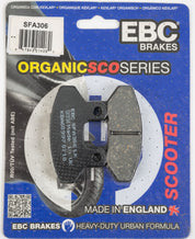 EBC 1 Pair Premium SFA Organic OE Replacement Brake Pads MPN SFA306