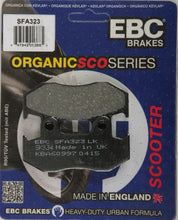 EBC 1 Pair Premium SFA Organic OE Replacement Brake Pads MPN SFA323