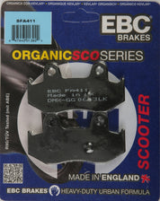 EBC 1 Pair SFA Organic Brake Pads For Suzuki Burgman 400 AN400 2003-2006 SFA411