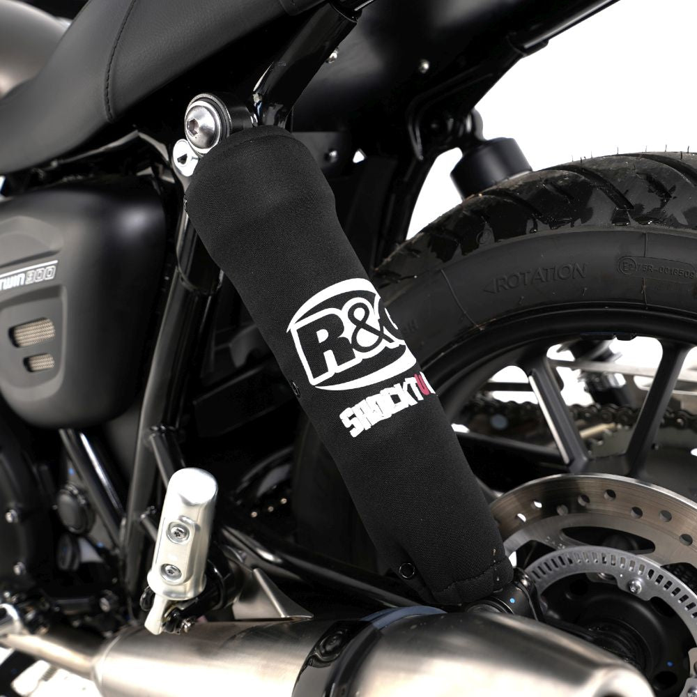 R&G Racing Black Shocktube Shock Protector For 2004-2005 BMW R1200GS