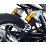 R&G Racing Black Shocktube Shock Protector For 2003-2009 Suzuki Burgman 400 AN400 Skywave