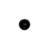 Manómetro de presión de aceite redondo, 0-150 psi/0-400 psi, 2-1/16", negro, azul