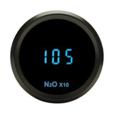 Round Nitrous Pressure, 2-1/16", black, blue