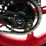 Protectores de basculante negros R&G Racing para BMW G310GS 2017-2024