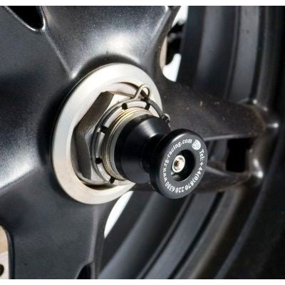 R&G Racing Black Spindle Sliders For 1997-1998 Triumph Daytona T595