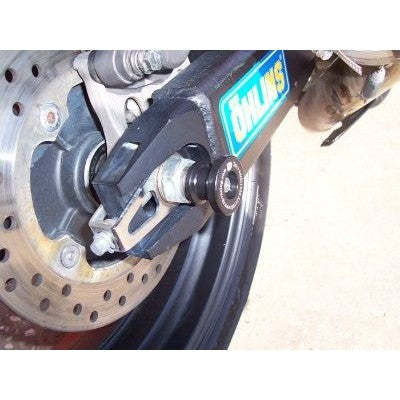 R&G Racing Black Spindle Sliders For 1999-2000 Honda CBR600F4 Alu Frame SS0010BK