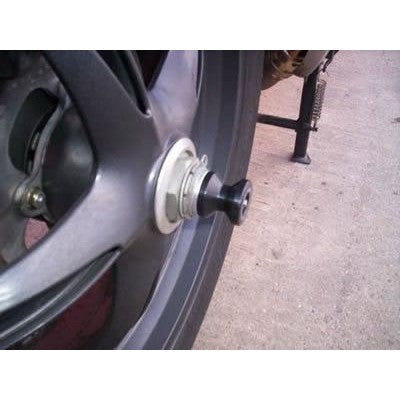 R&G Racing Black Spindle Sliders For 2007-2012 Triumph Tiger 1050 SS0019BK