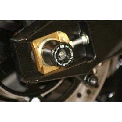 R&G Racing Black Spindle Sliders For 2008 Suzuki B-King ABS SS0023BK