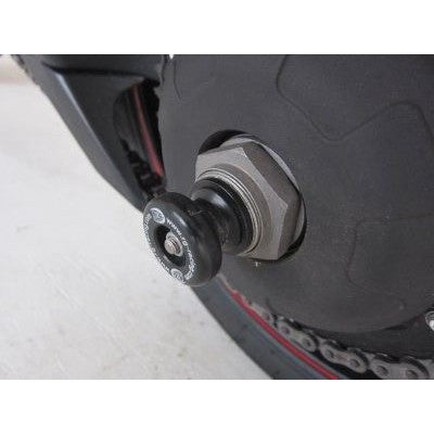 R&G Racing Black Spindle Sliders For 2013-2018 Triumph Tiger 1050 Sport SS0038BK