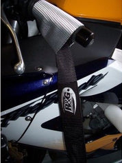 R&G Racing Black Premium Handlebar Top Straps For 2013-2018 Aprilia Caponord 1200