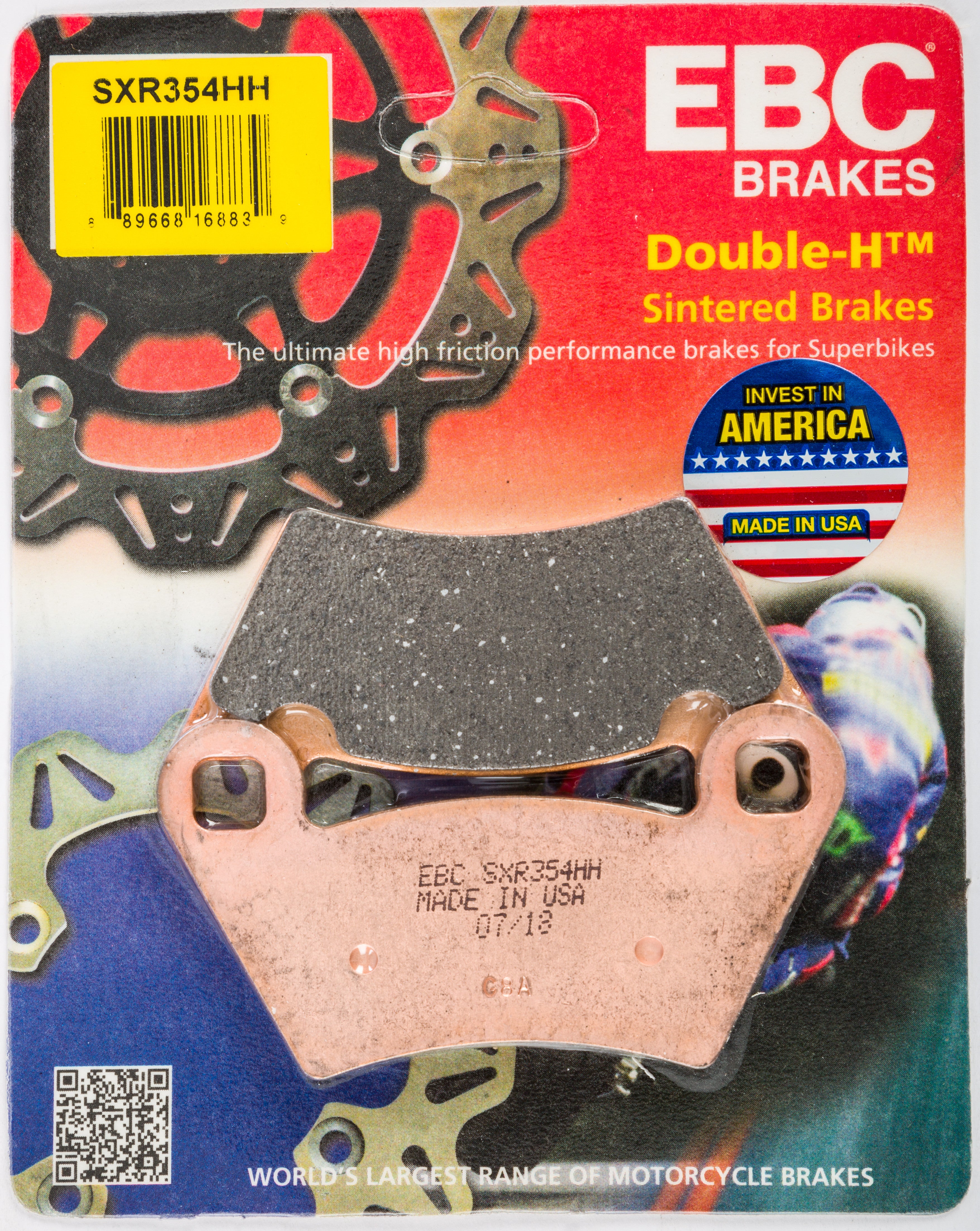 EBC 1 Pair SXR Race Formula Brake Pads MPN SXR354HH