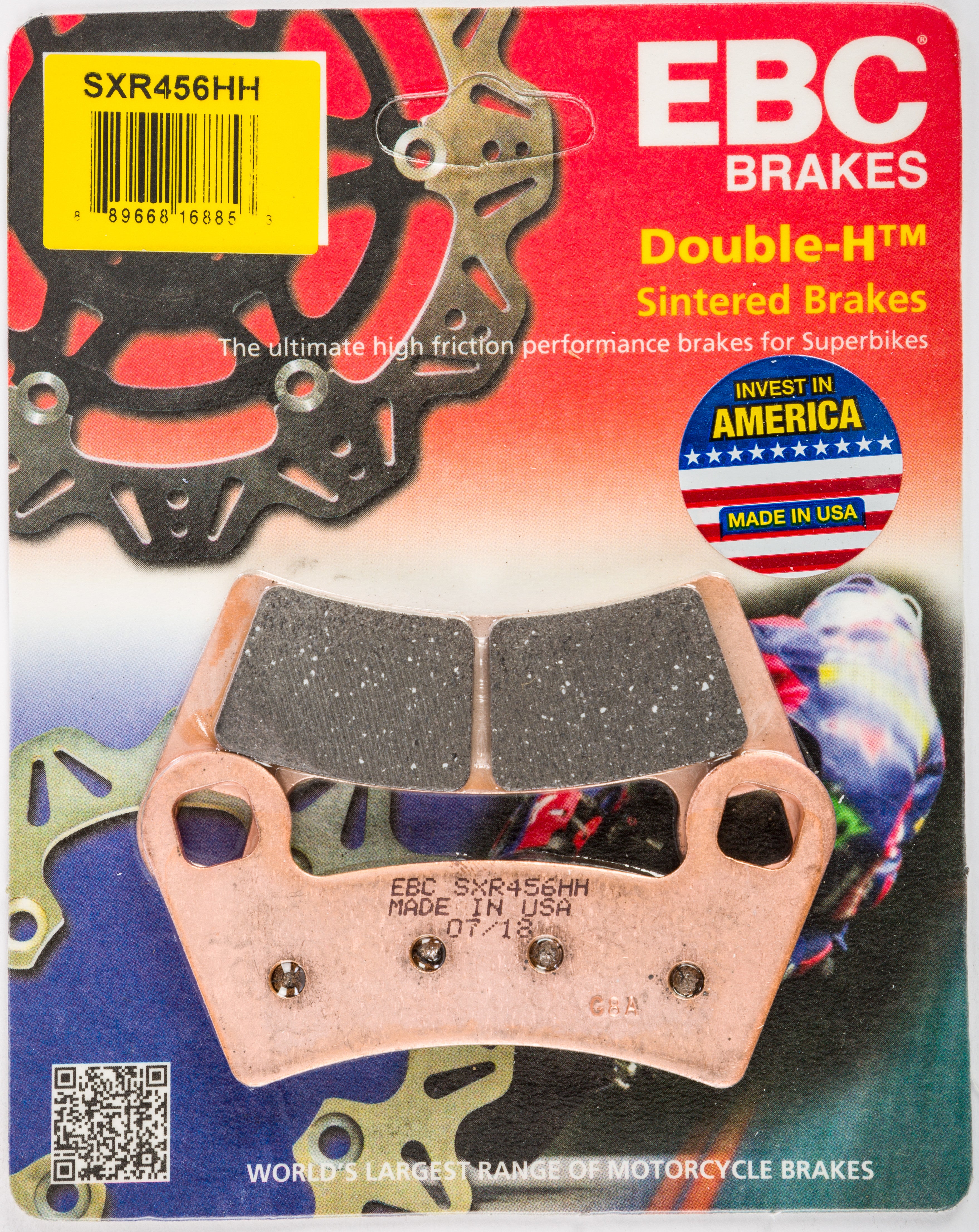 EBC 1 Pair SXR Race Formula Brake Pads MPN SXR456HH