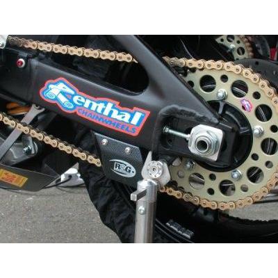 R&G Racing Clear Toe Chain Guards - ABS Shark's Fin TG0001CL