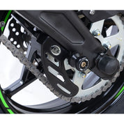 R&G Racing Black Toe Chain Guards - Road Racing Toe Guard For 2008-2013 Aprilia Mana 850