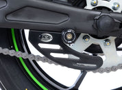 R&G Racing Black Toe Chain Guards - Road Racing Toe Guard For 2008-2013 Aprilia Mana 850