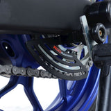 Protectores de cadena R&G Racing Black Toe para Yamaha MT-03 (2018-2024)