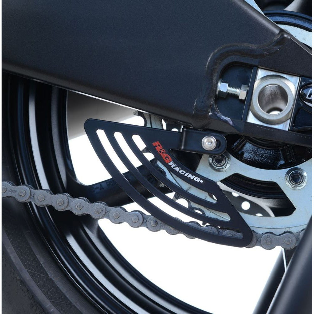 R&G Racing Black Toe Chain Guards For 2015-2024 Yamaha YZF R1