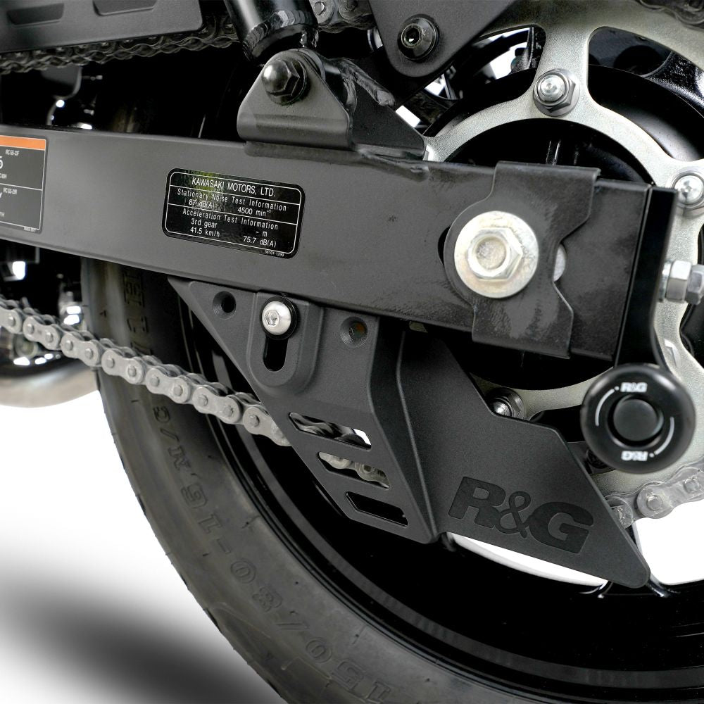 R&G Racing Black Chain & Sprocket Guard For 2024-2025 Kawasaki Eliminator 500