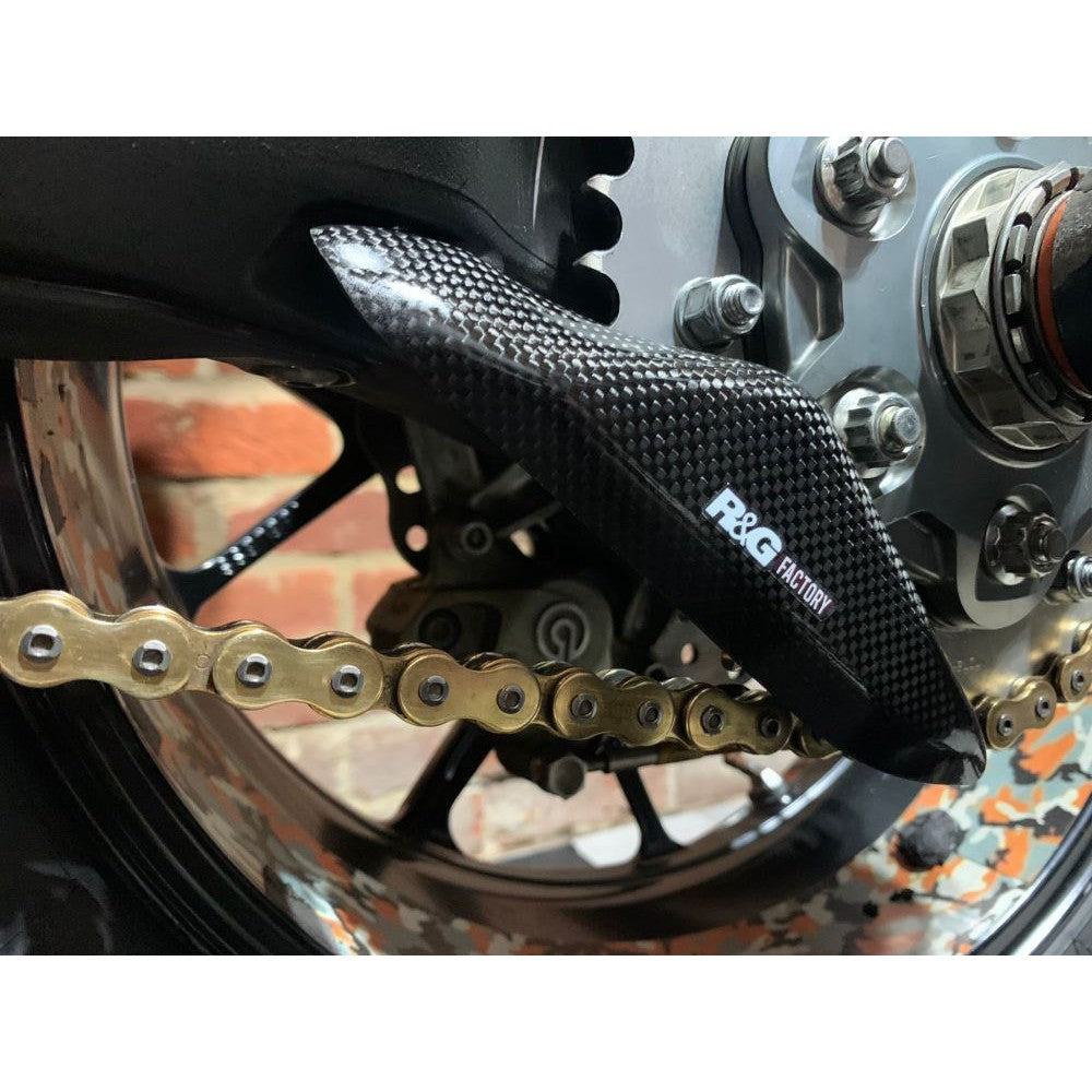 R&G Racing Carbon Fibre Chain Guards For 2012-2015 Ducati 1199 Panigale