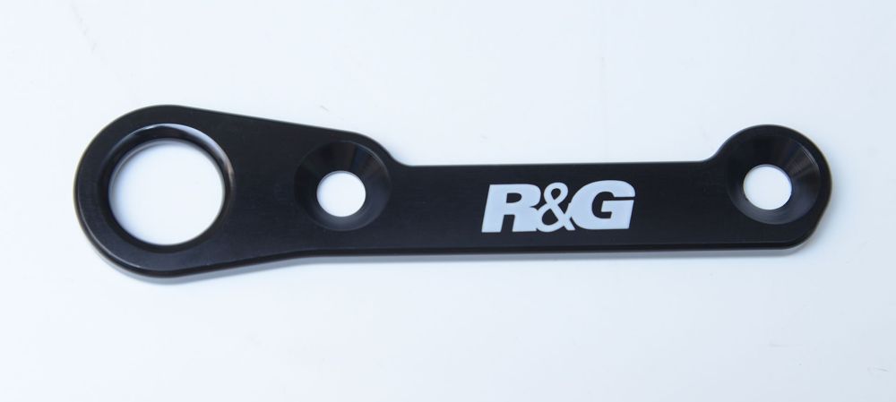 R&G Racing Black Tie-Down Hook Pair For 2015-2024 Yamaha YZF R3