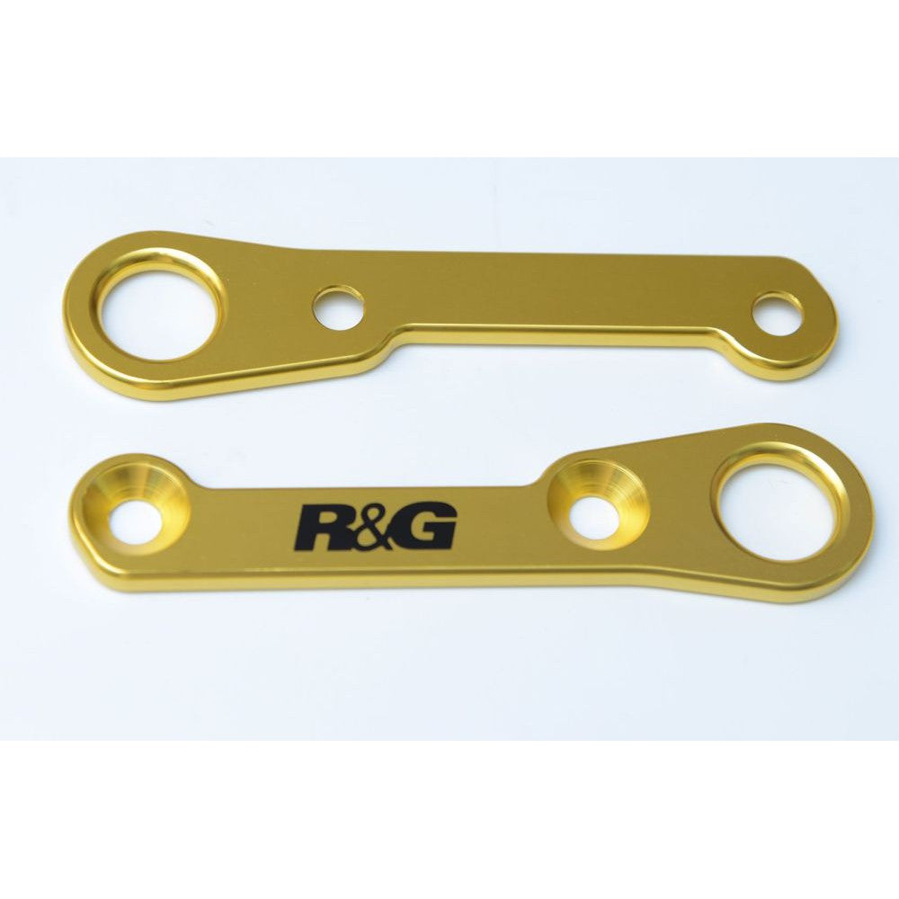 R&G Racing Black Tie-Down Hook Pair For 2015-2024 Yamaha YZF R3