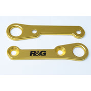 R&G Racing Black Tie-Down Hook Pair For 2015-2024 Yamaha YZF R3