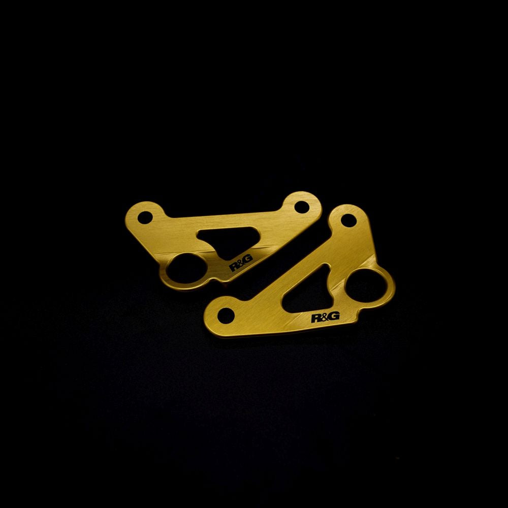 R&G Racing Gold Tie-Down Hook Pair For 2017-2020 Honda CBR250RR TH0011GO