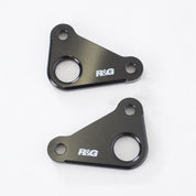 R&G Racing Black Tie-Down Hook Pair For 2018-2019 Ducati Panigale V4