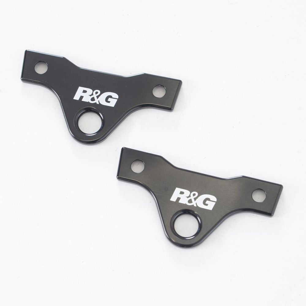 R&G Racing Black Tie-Down Hook Pair For 2018-2019 Honda CRF1000L Africa Twin Adventure Sports