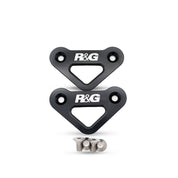 R&G Racing Black Tie-Down Hook Pair For 2022-2024 Aprilia Tuareg 660 TH0044BK