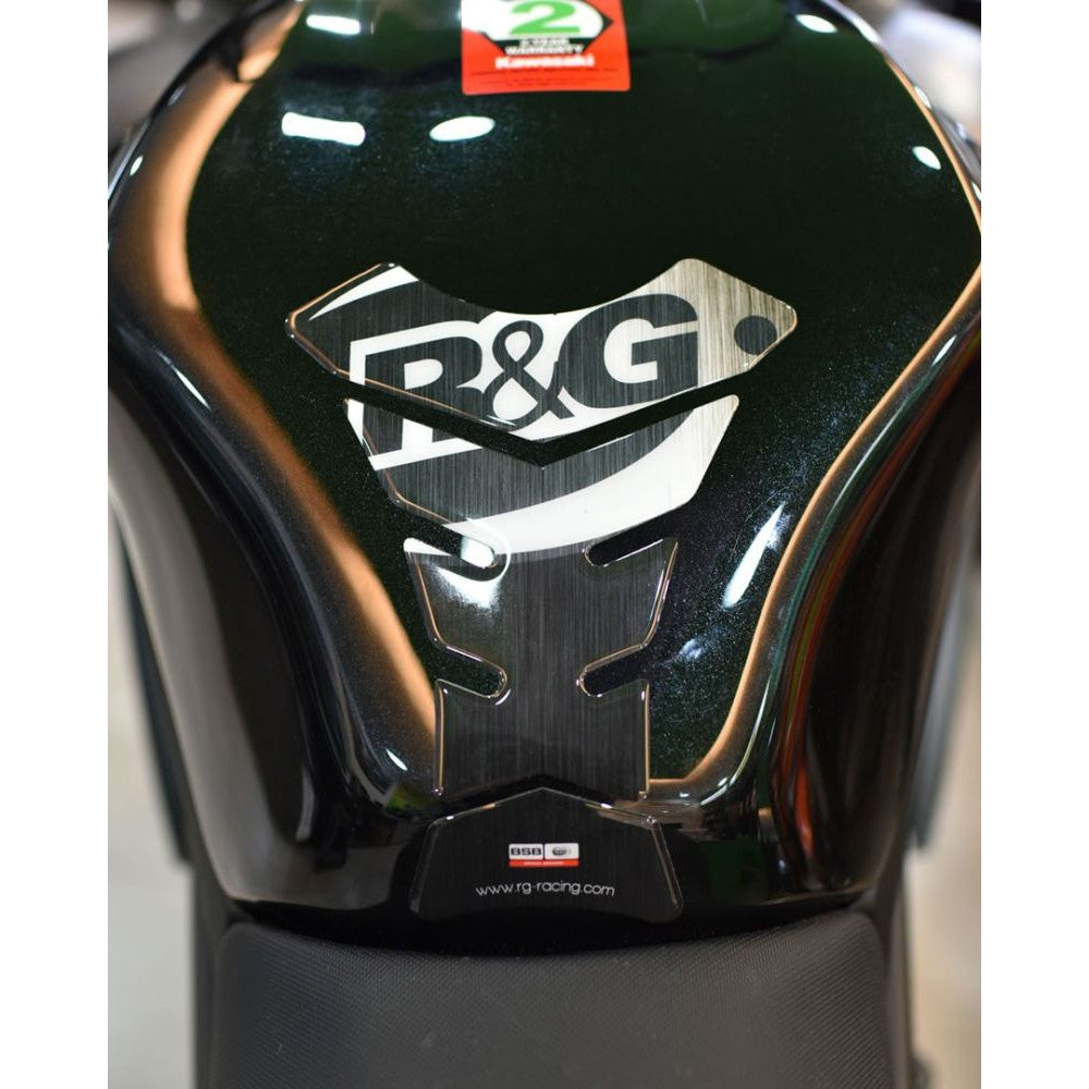 R&G Racing White BSB Series Tank Pad Protector For 2013-2018 Aprilia Caponord 1200