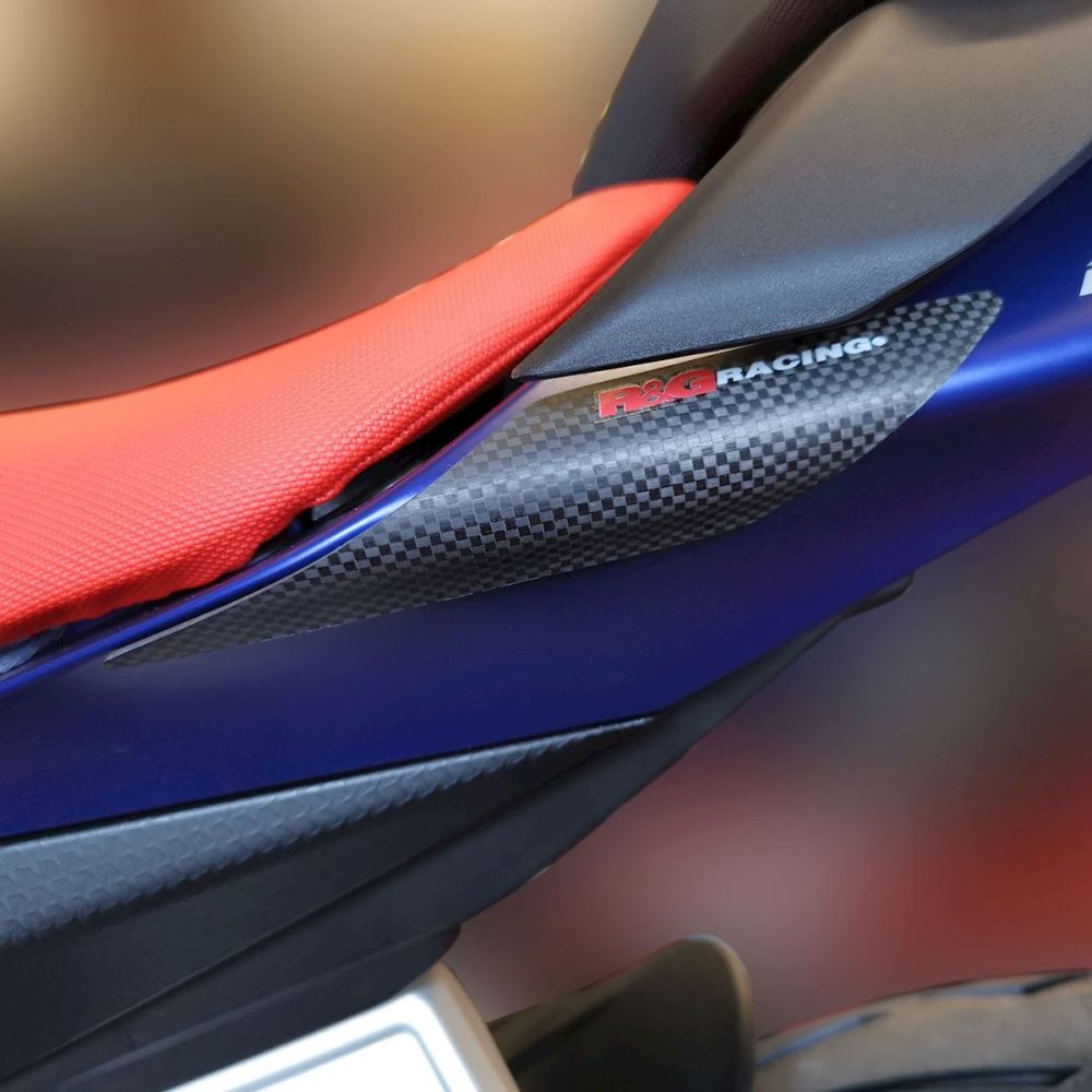 R&G Racing Carbon Fibre Tail Sliders For 2021-2024 Aprilia RS660