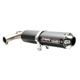 Trinity Racing Stage 5 Slip On Exhaust Black Muffler For Yamaha YXZ1000R 2016-2024