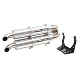 Trinity Racing Stage 5 Dual Slip On Exhaust Stainless Steel Muffler TR-4160S-SS