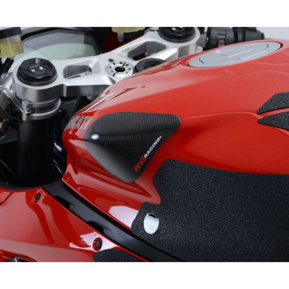 R&G Racing Carbon Fibre Tank Sliders For 2012-2015 Ducati 1199 Panigale