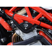 R&G Racing Black Under Body Frame Sliders For 2015-2018 MV Agusta F4RC UCP0004BL
