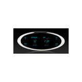 6-Gauge Ion VFD System Brushed - Teal